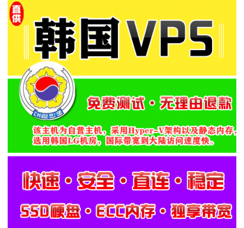 韩国VPS推荐8912M购买，做关键词优化多少钱
